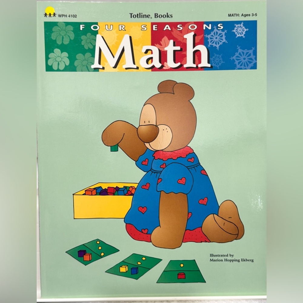 Totline Books Four Seasons Math Activity Book for Kids (1996)